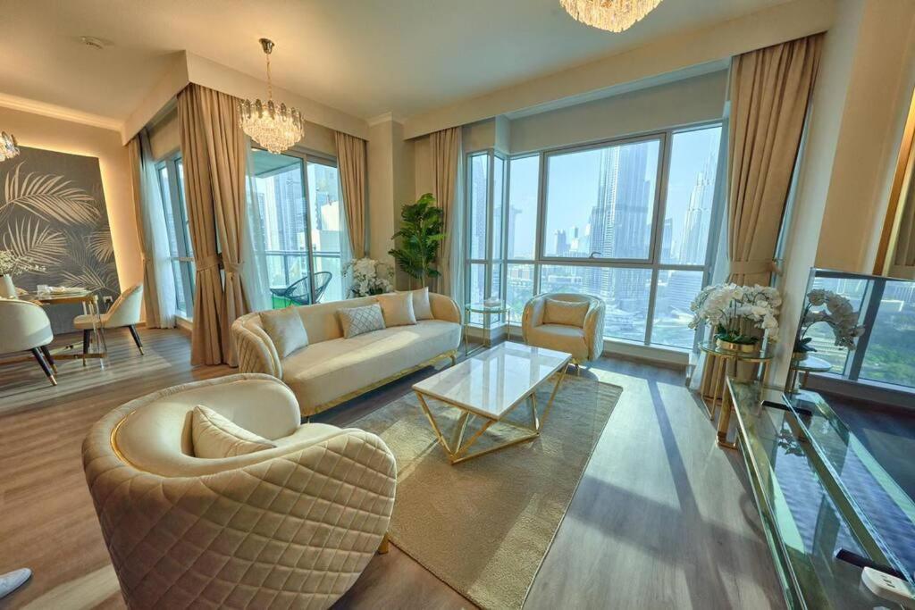 Magnificent Luxury 3Br With Amazing Burj & Fountain View Apartamento Dubai Exterior foto